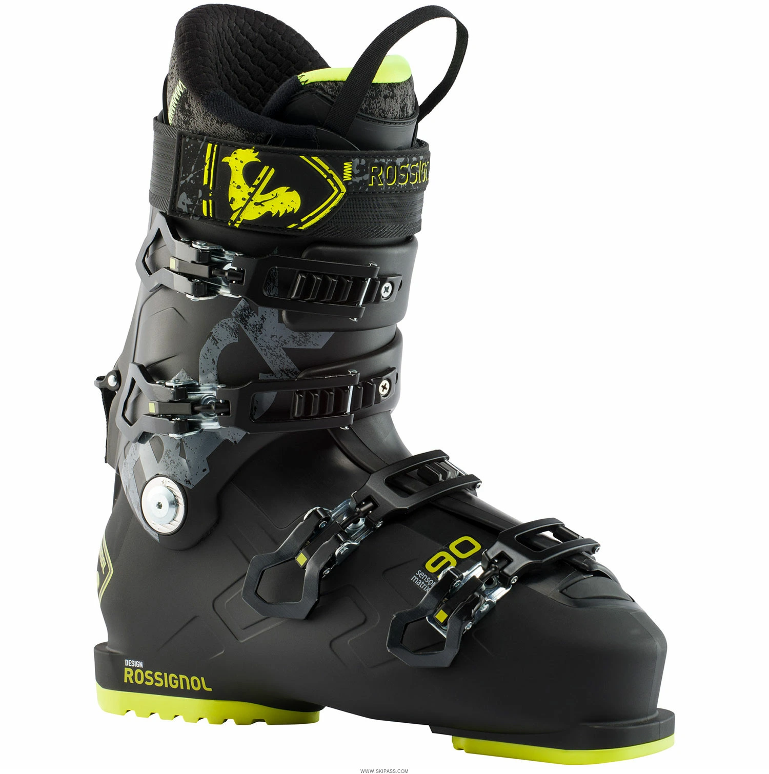 Chaussures De Ski Rossignol Track 90 Black Yellow 2023