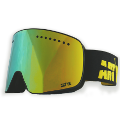 Masque De Ski Magnétique ARTYK 2 Verres S1 + S3 Black Yellow
