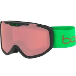 BOLLE Masque De Ski Neuf Bollé Rocket Matt Black Bear Junior Catégorie 2 Tout Temps