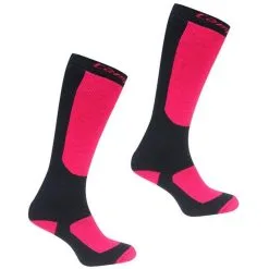 Chaussettes De Ski Junior Campri Navy/Fuchsia Taille De 33 à 39