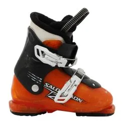 Chaussures De Ski Junior Salomon Team 2 Et 3 Orange Taille De 18 à 25 Mondopoint