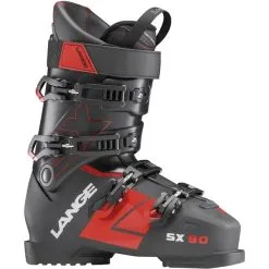 Chaussures De Ski Neuves Lange SX 90 Noire Rouge 2018 Taille 30.5 Mondopoint