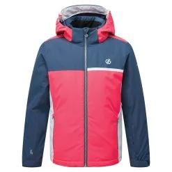 Veste De Ski Junior Neuve Dare 2B Depend Jacket Dark Denim / Neon Pink