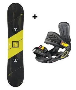 Pack Snowboard Neuf Head Rocka 4d 2021 + Fix Head Taille 130cm, 140cm