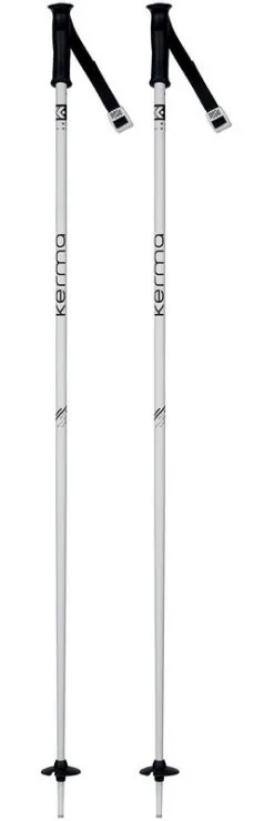 Bâtons De Ski Kerma Elite 2 White