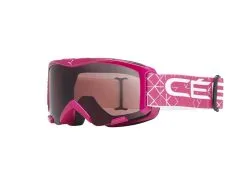 Masque De Ski Neuf Cébé Bionic Mat Rose Junior Catégorie 2 Tout Temps