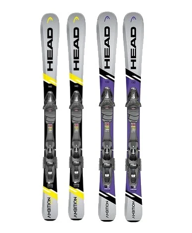 Mini Ski Adulte Head Ambition R Track 2022 Taille 130cm, 140cm + Fix Tyrolia