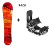 Pack Snowboard Neuf Monkey Taille 150cm + Fix Adulte Réglable