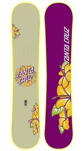 Snowboard Neuf Santa Cruz Hibiscus Green Taille 151cm