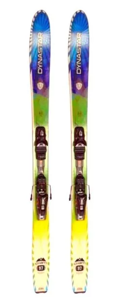 Ski Dynastar Cham 97 Occasion + Fix Look NX12 Taille 178cm, 184cm