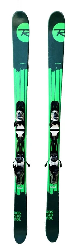 Ski Occasion Rossignol Sprayer Green Taille 138cm, 148cm + Fix