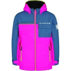 Veste De Ski Junior Neuve Dare 2B Jester Cyber Pink Astronomy Taille 3/4ans, 5/6ans, 9/10ans, 11/12ans, 14ans, 15/16ans